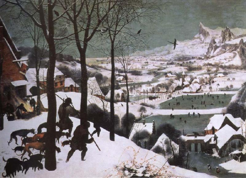 Pieter Bruegel hunters in the snow china oil painting image